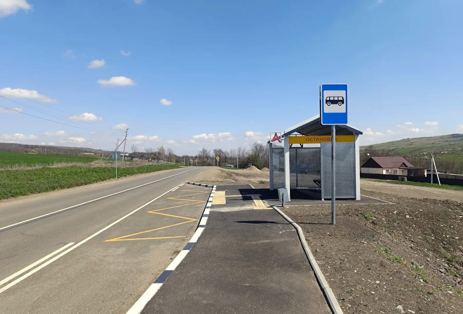 В Краснодарском крае отремонтирована дорога между станицами Отрадная и Подгорная Синюха